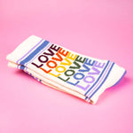 LOVE - Vintage Rainbow Gym Socks