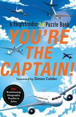 Book cover for You're the Captain!: A Flightradar24 Puzzle Book
