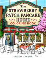 Book cover for Strawberry Patch Pancake House Coloring Book