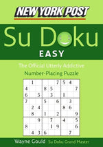 Book cover for New York Post Easy Su Doku: The Official Utterly Addictive Number-Placing Puzzle