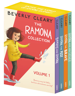 Book cover for The Ramona 4-Book Collection, Volume 1: Beezus and Ramona, Ramona and Her Father, Ramona the Brave, Ramona the Pest
