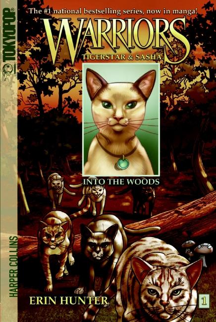 Book cover for Warriors Manga: Tigerstar and Sasha #1: Into the Woods