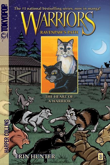 Book cover for Warriors Manga: Ravenpaw's Path #3: The Heart of a Warrior