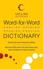 Book cover for Word-For-Word English-Spanish Spanish-English Dictionary