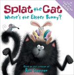 Book cover for Splat the Cat: Where's the Easter Bunny?: An Easter and Springtime Book for Kids