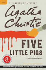 Book cover for Five Little Pigs: A Hercule Poirot Mystery: The Official Authorized Edition