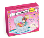 Book cover for Fancy Nancy's 12-Book Fantastic Phonics Fun!: Includes 12 Mini-Books Featuring Short and Long Vowel Sounds