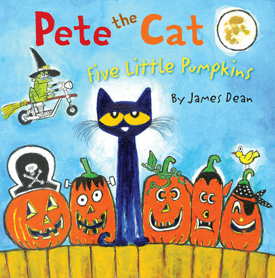 Book cover for Pete the Cat: Five Little Pumpkins: A Halloween Book for Kids