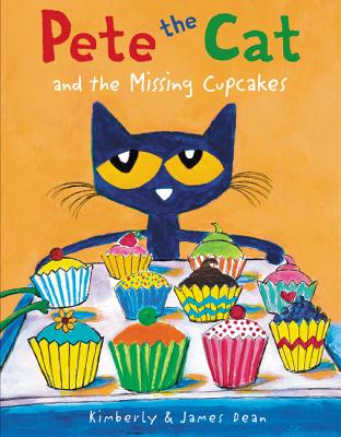 Book cover for Pete the Cat and the Missing Cupcakes