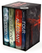 Book cover for Divergent Series Four-Book Hardcover Gift Set: Divergent, Insurgent, Allegiant, Four