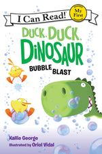 Book cover for Duck, Duck, Dinosaur: Bubble Blast