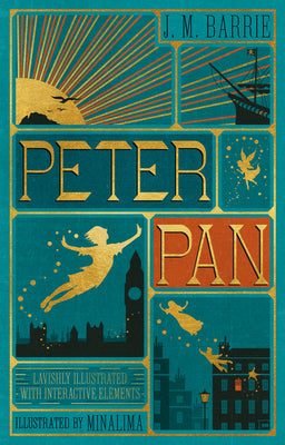 Book cover for Peter Pan (Minalima Edition) (Lllustrated with Interactive Elements)