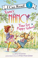 Book cover for Fancy Nancy: Time for Puppy School
