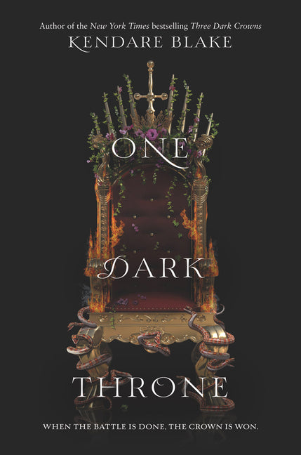 Book cover for One Dark Throne