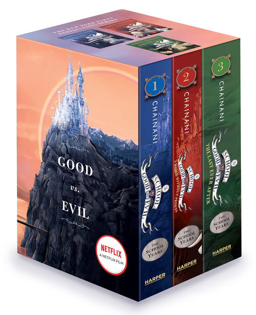 Book cover for School for Good and Evil Series 3-Book Paperback Box Set: Books 1-3