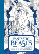 Book cover for Fantastic Beasts and Where to Find Them: A Book of 20 Postcards to Color: A Coloring Book