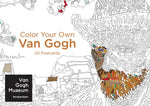 Book cover for Color Your Own Van Gogh 20 Postcards: A Coloring Book