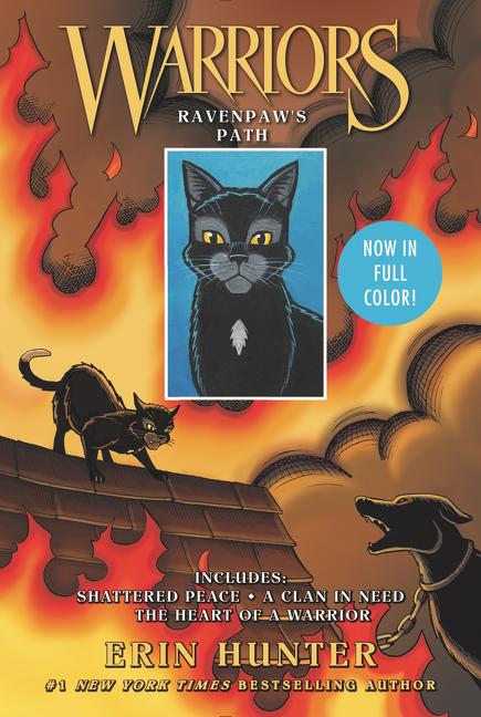 Book cover for Warriors Manga: Ravenpaw's Path: 3 Full-Color Warriors Manga Books in 1: Shattered Peace, a Clan in Need, the Heart of a Warrior