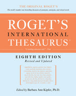 Book cover for Roget's International Thesaurus, 8th Edition