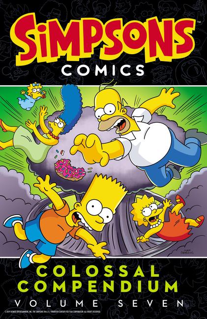 Book cover for Simpsons Comics Colossal Compendium: Volume 7