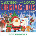 Book cover for Laugh-Out-Loud Christmas Jokes: Lift-The-Flap: A Christmas Holiday Book for Kids