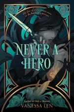 Book cover for Never a Hero