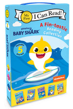 Book cover for Baby Shark: A Fin-Tastic Reading Collection 5-Book Box Set: Baby Shark and the Balloons, Baby Shark and the Magic Wand, the Shark Tooth Fairy, Little