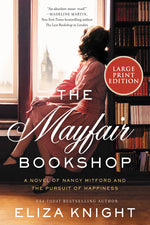 Book cover for Mayfair Bookshop: A Novel of Nancy Mitford and the Pursuit of Happiness