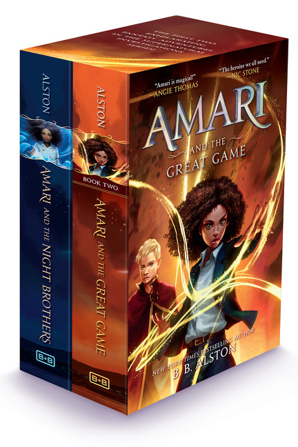 Book cover for Amari 2-Book Hardcover Box Set: Amari and the Night Brothers, Amari and the Great Game