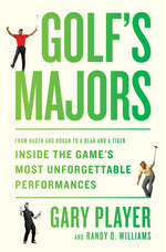 Book cover for Golf's Majors: From Hagen and Hogan to a Bear and a Tiger, Inside the Game's Most Unforgettable Performances