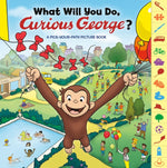 Book cover for What Will You Do, Curious George?