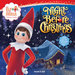 Book cover for The Elf on the Shelf: Night Before Christmas: Includes a Letter to Santa, Elf-Themed Wrapping Paper, and Elftastic Stickers!
