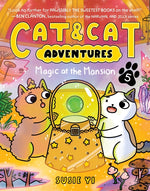 Book cover for Cat & Cat Adventures: Magic at the Mansion: A Graphic Novel