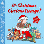 Book cover for It's Christmas, Curious George!
