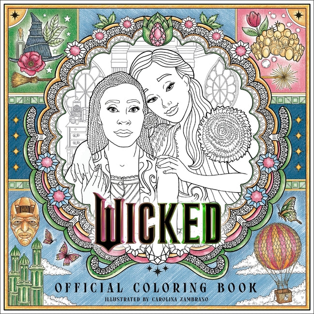 Book cover for Wicked Official Coloring Book