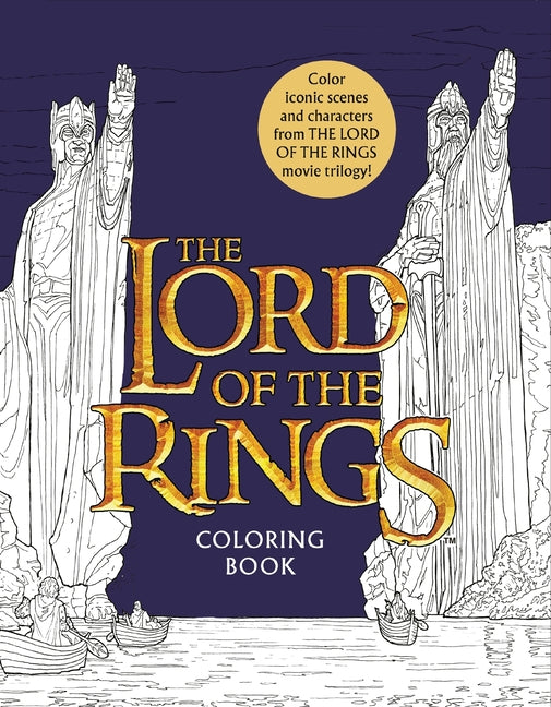 Book cover for Lord of the Rings Movie Trilogy Coloring Book: Coloring Book