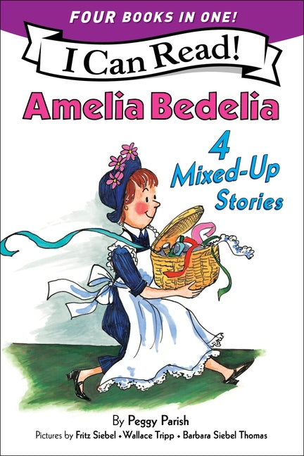 Book cover for Amelia Bedelia 4 Mixed-Up Stories: A 4-In-1 Level 2 I Can Read Collection