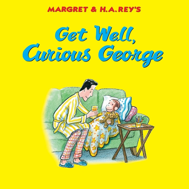Book cover for Get Well, Curious George