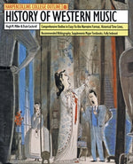 Book cover for HarperCollins College Outline History of Western Music