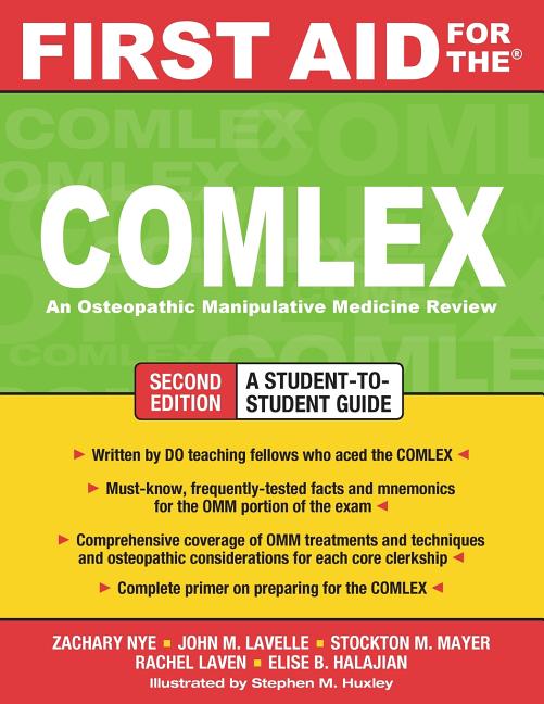 Book cover for First Aid for the Comlex, Second Edition
