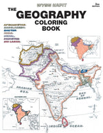 Book cover for The Geography Coloring Book