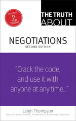 Book cover for Truth About Negotiations