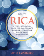 Book cover for Ready for Rica: A Test Preparation Guide for California's Reading Instruction Competence Assessment