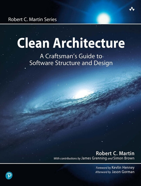 Book cover for Clean Architecture: A Craftsman's Guide to Software Structure and Design