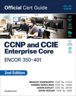 Book cover for CCNP and CCIE Enterprise Core Encor 350-401 Official Cert Guide