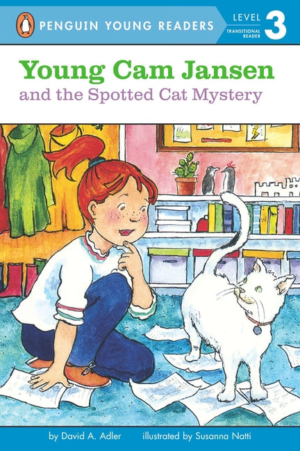 Book cover for Young CAM Jansen and the Spotted Cat Mystery
