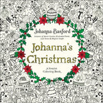 Book cover for Johanna's Christmas: A Festive Coloring Book for Adults