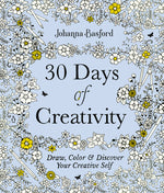 Book cover for 30 Days of Creativity: Draw, Color, and Discover Your Creative Self