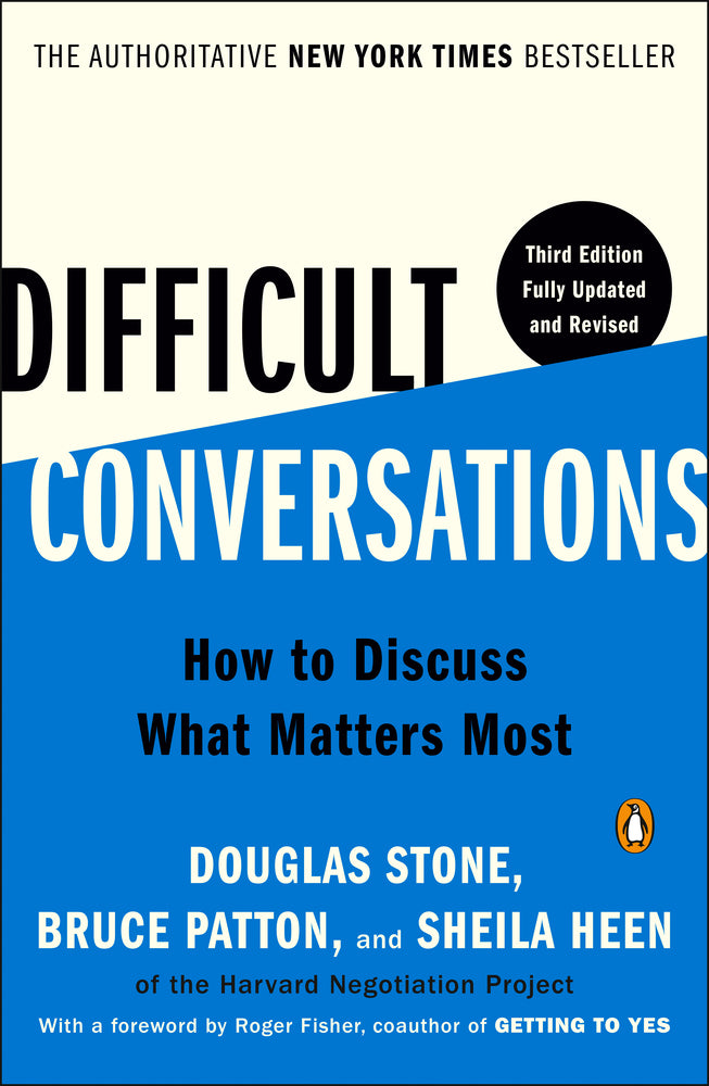 Book cover for Difficult Conversations: How to Discuss What Matters Most