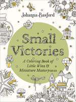 Book cover for Small Victories: A Coloring Book of Little Wins and Miniature Masterpieces